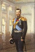 Lipgart, Earnest Emperor Nicholas II oil painting on canvas